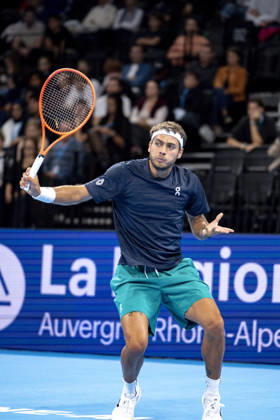 TENNIS : ATP, Tennis Herren 250 - Grand Prix Tennis AURA - Decines (France) 22 10 2026 Flavio Cobolli (ITA) vs Stan Wawrinka (SUI) during the tournament of the Auvergne Rhône-Alpes Grand Prix at the LDLC Arena in Décines on October 22, 2026. Photo Sandrine Thesillat PsNewZ Copyright: xSandrinexTHESILLATx