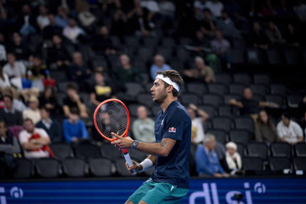 TENNIS : ATP, Tennis Herren 250 - Grand Prix Tennis AURA - Decines (France) 22 10 2026 Flavio Cobolli (ITA) vs Stan Wawrinka (SUI) during the tournament of the Auvergne Rhône-Alpes Grand Prix at the LDLC Arena in Décines on October 22, 2026. Photo Sandrine Thesillat PsNewZ Copyright: xSandrinexTHESILLATx