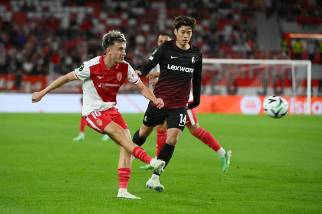 FOOTBALL : AS Monaco VS SC Freiburg - UEFA Conference League - 22 10 2026 Aleksandr Golovin (ASM) - UEFA Conference League match between AS Monaco and SC Freiburg on October 22, 2026 at the Louis II Stadium in Monaco. MonacoMonaco  Copyright: xWilliamxCannarellax