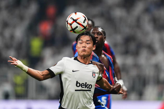 Besiktas v Crystal Palace - UEFA Europa League ISTANBUL, TURKIYE - OCTOBER 22: Hyeon-gyu Oh of Besiktas in action during the UEFA Europa League match between Besiktas and Crystal Palace at Tupras Stadium in Istanbul, Turkiye on October 22, 2026. Hakan Akgun Anadolu Istanbul Turkey. Editorial use only. Please get in touch for any other usage.  Copyright: x2026xAnadoluxHakanxAkgunx