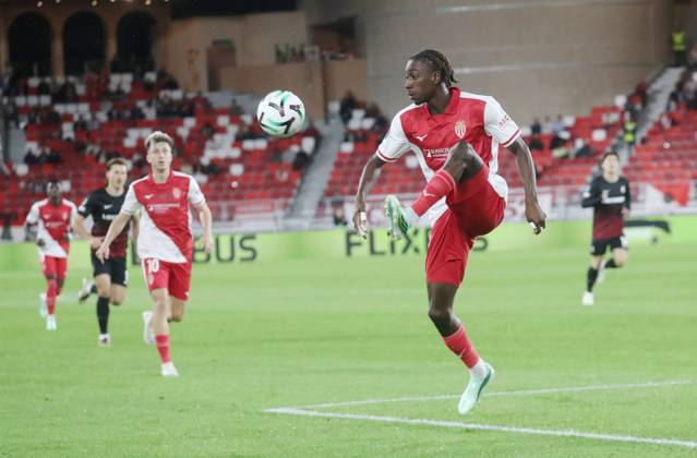 Monaco vs Fribourg PHOTOPQR NICE MATIN Cyril Dodergny ; Monaco ; 22 10 2026 ; Monaco le 22 10 2026 - Stade Louis II - Ligue Conference - 2eme journee - L AS Monaco recevait Fribourg - Le monegasque COULIBALY N28 Monaco France Copyright: xPHOTOPQR NICExMATIN MAXPPPxCyrilxDodergnyx 20261022NIM2371 20261022NIM2371