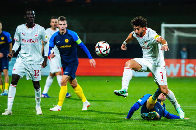 CELJE, SLOVENIA - OCTOBER 22: During the UEFA Europa League match between Celje (Slovenia) and Salzburg (Austria) at Stadion Celje, Celje on October 22, 2026 in Celje, Slovenia. (Photo by Andraz Corel Sports Press Photo). Copyright: xAndrazxCorelx xSPPx Sportspressphoto_SPR263524