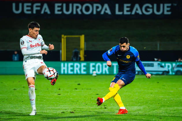 CELJE, SLOVENIA - OCTOBER 22: During the UEFA Europa League match between Celje (Slovenia) and Salzburg (Austria) at Stadion Celje, Celje on October 22, 2026 in Celje, Slovenia. (Photo by Andraz Corel Sports Press Photo). Copyright: xAndrazxCorelx xSPPx Sportspressphoto_SPR263528