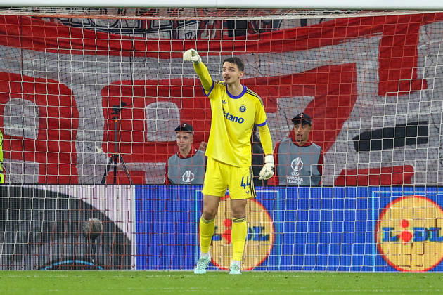 Olympiacos F.C. v AC Sparta Prague UEFA Europa League Jakub Surovcík of AC Sparta Prague during the UEFA Europa League match at Karaiskakis Stadium, Piraeus 22 10 2026 UK Newspapers OUT Copyright: xYannisxHalasx FIL-24108-0047