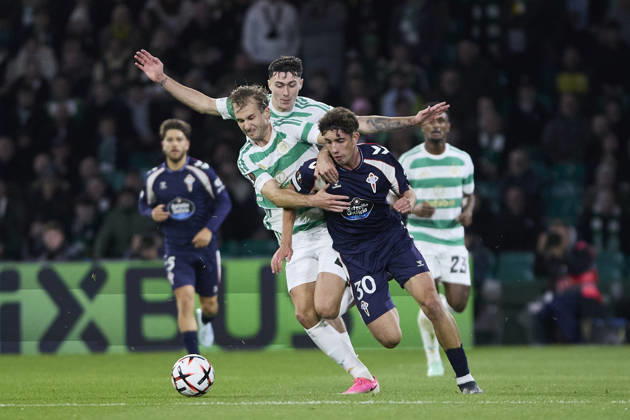 Celtic FC v Real Club Celta - UEFA Europa League 2026 27 League Phase MD3 GLASGOW, SCOTLAND - OCTOBER 22: Hugo Burcio of RC Celta de Vigo during the UEFA Europa League 2026 27 League Phase MD3 match between Celtic FC and Real Club Celta de Vigo at Celtic Park on October 22, 2026 in Glasgow, Scotland. (Photo by Diego Simon Photo Players Images Magara Press) Glasgow Celtic Park Stadium Scotland Copyright: xDiegoxSimonx