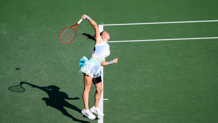 WTA, Tennis Damen Kinoshita Group Japan Open - Day 3 Tereza Valentova of the Czech Republic plays during her round of 16 singles match against Lilli Tagger of Austria at the 2026 Kinoshita Group Japan Open Women s tennis tournament at Utsubo Tennis Center in Osaka, Japan, on October 21, 2026. Osaka Japan Copyright: xOwenxHammondx originalFilename:hammond-2026kino261021_nprKm