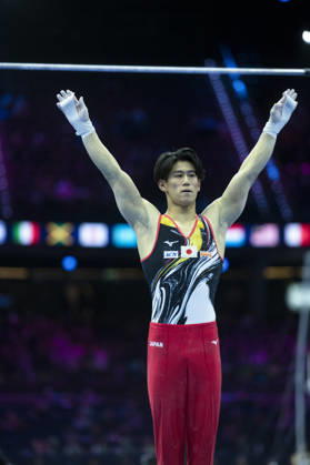 Rotterdam The Netherlands 22nd October 2026 World Championships artistic gymnastics. Men™s allround competition Winner Daiki Hashimoto (JPN) High bar