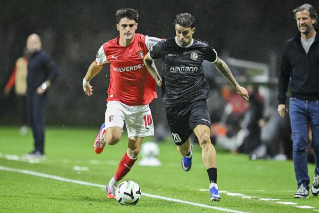 SC Braga v KAA Gent - UEFA Conference League BRAGA, PORTUGAL - OCTOBER 22 : Tiago Alves Araujo Felipe defender of KAA Gent in action during the UEFA Conference League 2026 27 League Phase matchday 2 match between SC Braga and KAA Gent on October 22, 2026 in Braga, Portugal, 22 10 2026 Braga Portugal  Copyright: xNicoxVereeckenx