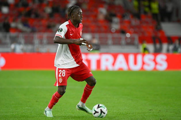 FOOTBALL : AS Monaco VS SC Freiburg - UEFA Conference League - 22 10 2026 Mamadou Coulibaly (ASM) - UEFA Conference League match between AS Monaco and SC Freiburg on October 22, 2026 at the Louis II Stadium in Monaco. MonacoMonaco  Copyright: xWilliamxCannarellax
