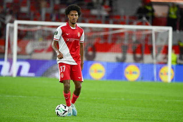 FOOTBALL : AS Monaco VS SC Freiburg - UEFA Conference League - 22 10 2026 Edan Diop (ASM) - UEFA Conference League match between AS Monaco and SC Freiburg on October 22, 2026 at the Louis II Stadium in Monaco. MonacoMonaco  Copyright: xWilliamxCannarellax