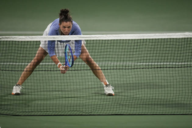 WTA, Tennis Damen Kinoshita Group Japan Open - Day 4 Miriam Skoch of the Czech Republic plays with partner Jesika Maleckova of the Czech Republic during their semi-final doubles match against Hao-Ching Chan of Chinese Taipei and Miyu Kato of Japan at the 2026 Kinoshita Group Japan Open Women s tennis tournament at Utsubo Tennis Center in Osaka, Japan, on October 22, 2026. Osaka Japan  Copyright: xOwenxHammondx originalFilename:hammond-2026kino261022_npg6e.jpg