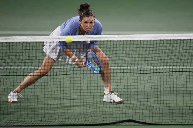 WTA, Tennis Damen Kinoshita Group Japan Open - Day 4 Miriam Skoch of the Czech Republic plays with partner Jesika Maleckova of the Czech Republic during their semi-final doubles match against Hao-Ching Chan of Chinese Taipei and Miyu Kato of Japan at the 2026 Kinoshita Group Japan Open Women s tennis tournament at Utsubo Tennis Center in Osaka, Japan, on October 22, 2026. Osaka Japan  Copyright: xOwenxHammondx originalFilename:hammond-2026kino261022_npoY3.jpg