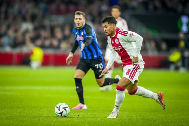 AMSTERDAM , 22-10-2026 , JohanCruijff ArenA , season 2026 2027 , UEFA Conference League , League phase - Matchday 3 football , match between Ajax and Atalanta , Picture shows Ajax player Marcos Leonardo Ajax - Atalanta  x208964772x Copyright: