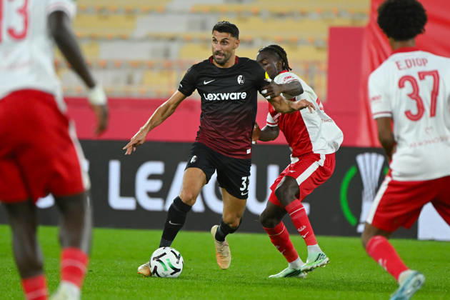FOOTBALL : AS Monaco VS SC Freiburg - UEFA Conference League - 22 10 2026 Vincenzo Grifo (SC Freiburg) - UEFA Conference League match between AS Monaco and SC Freiburg on October 22, 2026 at the Louis II Stadium in Monaco. MonacoMonaco  Copyright: xWilliamxCannarellax