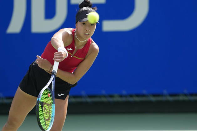 WTA, Tennis Damen Kinoshita Group Japan Open - Day 4 Ann Li of the United States plays during her round of 16 singles match against Zeynep Sonmez of Turkey at the 2026 Kinoshita Group Japan Open Women s tennis tournament at Utsubo Tennis Center in Osaka, Japan, on October 22, 2026. Osaka Japan Copyright: xOwenxHammondx originalFilename:hammond-2026kino261022_npzGg