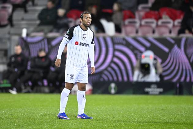 FC Midtjylland v Sint-Truidense VV - UEFA Conference League HERNING, DENMARK - OCTOBER 22 : Hata Taiga defender of Sint-Truidense VV during the UEFA Conference League 2026 27 League Phase matchday 2 match between FC Midtjylland and Sint-Truidense VV on October 22, 2026 in Herning, Denmark, 22 10 2026 Herning Denmark  Copyright: xTomasxSiskx