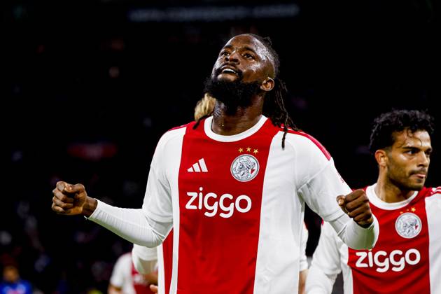 AMSTERDAM - Tolu Arokodare of AFC Ajax scores and celebrates his team s first goal during the UEFA Conference League match between AFC Ajax and Atalanta BC at the Johan Cruijff ArenA on October 22, 2026 in Amsterdam, the Netherlands. WART BRINKERHOF ANP Conference League 2026 27 xVIxANPxSportx xMarcelxterxBalsxIVx 573305672 originalFilename: 573305672.jpg
