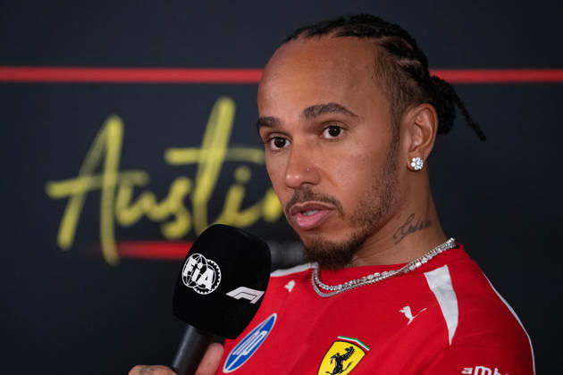 AUSTIN, UNITED STATES, OCT 22: Lewis Hamilton of Great Britain and Scuderia Ferrari HP in the Drivers press conference, PK, Pressekonferenz during previews ahead of the F1 Grand Prix of United States at Circuit of The Americas on October 22, 2026 in Austin, Texas (photo by Richard Callis SPP) Copyright: xRichardxCallis SportsxPressxPhotox Sportspressphoto_SPR263595