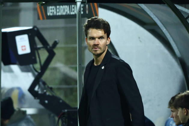 SOCCER - UEFA EL, Celje vs RBS CELJE,SLOVENIA,22.OCT.26 - SOCCER - UEFA Europa League, NK Celje vs Red Bull Salzburg. Image shows head coach Danny Rohl (RBS). GEPAxpictures xJamesxDoak