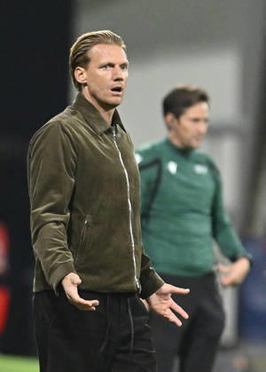 Fotball UEFA Europa League 3rd round match: Viktoria Plzen vs Levski Sofia in Pilsen, Czech Republic, October 22, 2026. Coach of Viktoria Plzen Radoslav Kovac. (CTKxPhoto MiroslavxChaloupka) CTKPhotoP2026102210513  CTKPhotoP2026102210513