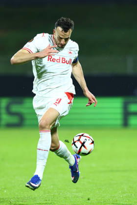 SOCCER - UEFA EL, Celje vs RBS CELJE,SLOVENIA,22.OCT.26 - SOCCER - UEFA Europa League, NK Celje vs Red Bull Salzburg. Image shows Haris Tabakovic (RBS). GEPAxpictures xJamesxDoak