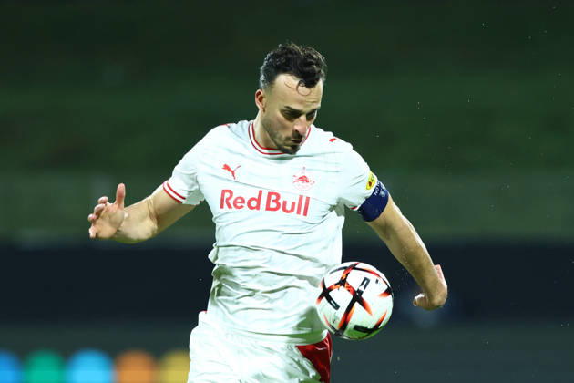 SOCCER - UEFA EL, Celje vs RBS CELJE,SLOVENIA,22.OCT.26 - SOCCER - UEFA Europa League, NK Celje vs Red Bull Salzburg. Image shows Haris Tabakovic (RBS). GEPAxpictures xJamesxDoak