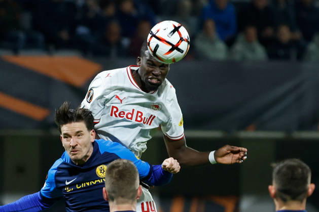 SOCCER - UEFA EL, Celje vs RBS CELJE,SLOVENIA,22.OCT.26 - SOCCER - UEFA Europa League, NK Celje vs Red Bull Salzburg. Image shows Kevin Boma (RBS). GEPAxpictures xJamesxDoak