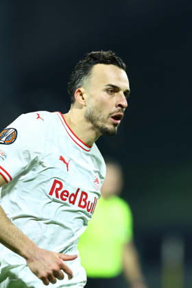 SOCCER - UEFA EL, Celje vs RBS CELJE,SLOVENIA,22.OCT.26 - SOCCER - UEFA Europa League, NK Celje vs Red Bull Salzburg. Image shows Haris Tabakovic (RBS). GEPAxpictures xJamesxDoak