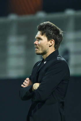 SOCCER - UEFA EL, Celje vs RBS CELJE,SLOVENIA,22.OCT.26 - SOCCER - UEFA Europa League, NK Celje vs Red Bull Salzburg. Image shows head coach Danny Rohl (RBS). GEPAxpictures xJamesxDoak