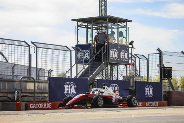 AUTO - F1 ACADEMY 2026 - AUSTIN 12 LARSEN Alba (dnk), MP Motorsport supported by Ferrari, Tatuus F4-T421, action during the 5th round of the 2026 F1 Academy from October 23 to 25, 2026 on the Circuit of the America, in Austin, Texas, United States of America - AustinUnited States  Copyright: xXavixBonillax