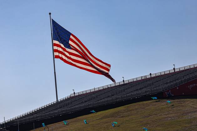 October 22, 2026, Italy: USA Flag during United States Grand Prix - Austin - Thursday - Media Day at Circuit of the Americas (COTA) in Austin. Italy - ZUMAm313 20261022_zsp_m313_012 Copyright: xAlessioxMorgesex