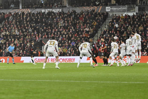 AFC Bournemouth v AC Milan, UEFA Europa League Amine Adli of Bournemouth scores their side s third goal (3-0) during AFC Bournemouth v AC Milan UEFA Europa League Matchday 3 at the Vitality Stadium, Bournemouth, England on 22 October 2026 Credit: Andy Thomas Every Second Media Editorial use only. All images are copyright Every Second Media Limited. No images may be reproduced without prior permission. Copyright: xIMAGO EveryxSecondxMediax ESM-2245-0039 AndyxThomasx xEveryxSecondxMediax