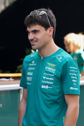 22nd October 2026; Circuit of the Americas, Austin, United States; Formula 1, United States Grand Prix, Arrivals Day; Lance Stroll (18) of Canada and Aston Martin Aramco Formula One Team in the paddock VincentxCuono