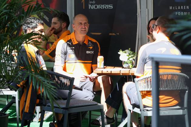 22nd October 2026; Circuit of the Americas, Austin, United States; Formula 1, United States Grand Prix, Arrivals Day; Tom Stallard, Race Engineer to Oscar Piastri, McLaren Mastercard F1 Team in the paddock area VincentxCuono