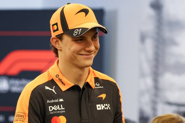 22nd October 2026; Circuit of the Americas, Austin, United States; Formula 1, United States Grand Prix, Arrivals Day; Oscar Piastri (81) of Australia and McLaren Mastercard F1 Team smiles after an interview VincentxCuono