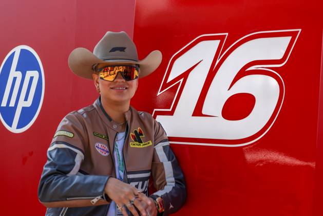 October 22, 2026, Italy: Victoria Brito, model during United States Grand Prix - Austin - Thursday - Media Day at Circuit of the Americas (COTA) in Austin. Italy Sports - October 22, 2026  - ZUMAm313 20261022_zsp_m313_076 Copyright: xAlessioxMorgesex