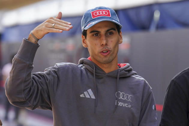 FORMULA 1 UNITED STATES GRAND PRIX 2026 Gabriel Bortoleto (BRA) 5 Audi F1 Team arriving during the Formula 1 MSC Cruises United States Grand Prix 2026, Round 18 of the 2026 Formula 1 World Championship, WM, Weltmeisterschaft from 23rd - 25th October 2026 at the Circuit of the Americas, Austin, United States. Credit: Robbie Hoad Every Second Media Editorial use only. All images are copyright Every Second Media Limited. No images may be reproduced without prior permission. Copyright: xIMAGO EveryxSecondxMediax ESM-2246-0008 RobbiexHoadx xEveryxSecondxMediax