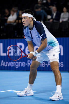 TENNIS : ATP, Tennis Herren 250 - Grand Prix Tennis AURA - Decines (France) 22 10 2026 Brandon Nakashima qualifies for the quarterfinals during the tournament of the Auvergne Rhône-Alpes Grand Prix at the LDLC Arena in Décines on October 22, 2026. Photo Sandrine Thesillat PsNewZ  Copyright: xSandrinexTHESILLATx