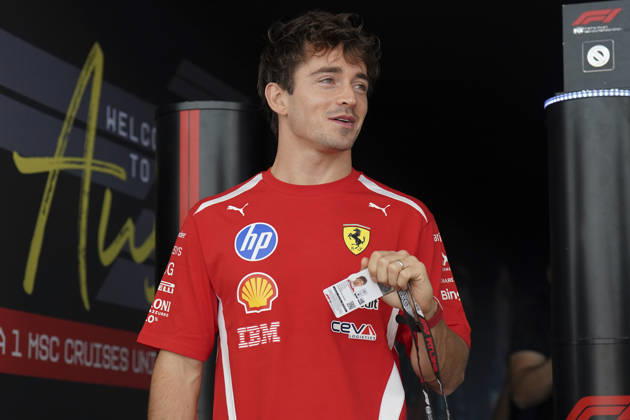 FORMULA 1 UNITED STATES GRAND PRIX 2026 Charles Leclerc (MON) 16 Ferrari arriving during the Formula 1 MSC Cruises United States Grand Prix 2026, Round 18 of the 2026 Formula 1 World Championship, WM, Weltmeisterschaft from 23rd - 25th October 2026 at the Circuit of the Americas, Austin, United States. Credit: Robbie Hoad Every Second Media Editorial use only. All images are copyright Every Second Media Limited. No images may be reproduced without prior permission. Copyright: xIMAGO EveryxSecondxMediax ESM-2246-0062 RobbiexHoadx xEveryxSecondxMediax