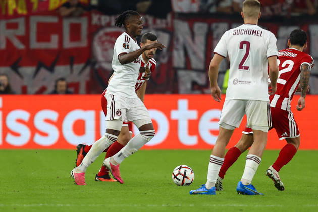 Olympiacos F.C. v AC Sparta Prague UEFA Europa League Santiago Eneme of AC Sparta Prague runs forward during the UEFA Europa League match at Karaiskakis Stadium, Piraeus 22 10 2026 UK Newspapers OUT Copyright: xYannisxHalasx FIL-24108-0104