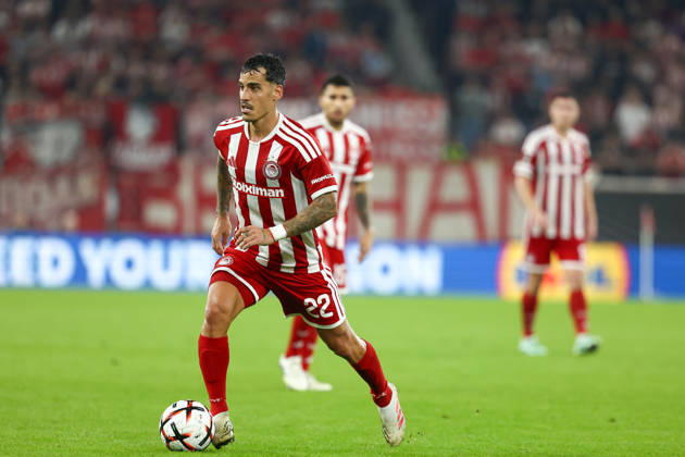 Olympiacos F.C. v AC Sparta Prague UEFA Europa League Chiquinho of Olympiacos F.C. during the UEFA Europa League match at Karaiskakis Stadium, Piraeus 22 10 2026 UK Newspapers OUT Copyright: xYannisxHalasx FIL-24108-0112