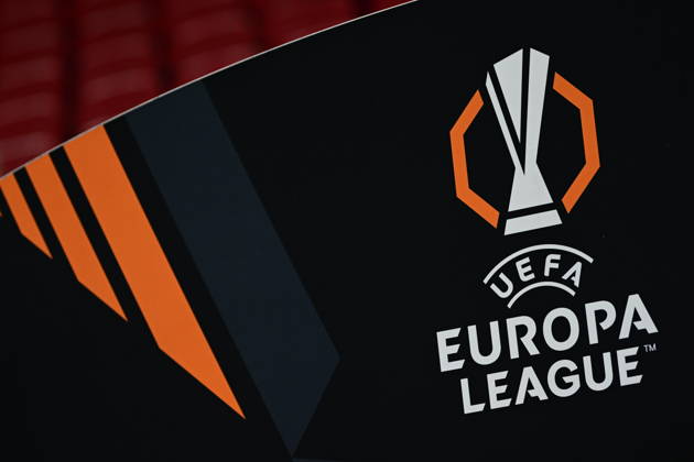 UEFA Europa League - Olympiacos FC vs AC Sparta Praha - The official logo of Europa Legue during the UEFA Europa League Phase matchday 3 soccer match between Olympiacos FC and AC Sparta Praha at the Georgios Karaiskakis Stadium in Piraeus, Greece, 22 October 2026. IMAGO ONE INCH PRODUCTIONS PIRAEUS GREECE Copyright: xONExINCHxPRODUCTIONSx 7133202
