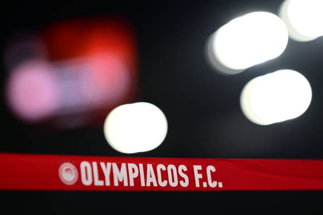 UEFA Europa League - Olympiacos FC vs AC Sparta Praha - The official logo of Olympiacos during the UEFA Europa League Phase matchday 3 soccer match between Olympiacos FC and AC Sparta Praha at the Georgios Karaiskakis Stadium in Piraeus, Greece, 22 October 2026. IMAGO ONE INCH PRODUCTIONS PIRAEUS GREECE Copyright: xONExINCHxPRODUCTIONSx 7133203