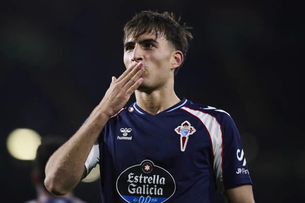 Celtic FC v Real Club Celta - UEFA Europa League 2026 27 League Phase MD3 GLASGOW, SCOTLAND - OCTOBER 22: Javi Rodriguez of RC Celta de Vigo celebrates after scoring his team s second goal during the UEFA Europa League 2026 27 League Phase MD3 match between Celtic FC and Real Club Celta de Vigo at Celtic Park on October 22, 2026 in Glasgow, Scotland. (Photo by Diego Simon Photo Players Images Magara Press) Glasgow Celtic Park Stadium Scotland Copyright: xDiegoxSimonx