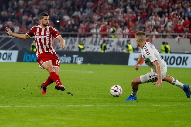 Olympiacos F.C. v AC Sparta Prague UEFA Europa League Remo Freuler of Olympiacos F.C. during the UEFA Europa League match at Karaiskakis Stadium, Piraeus 22 10 2026 UK Newspapers OUT Copyright: xYannisxHalasx FIL-24108-0125
