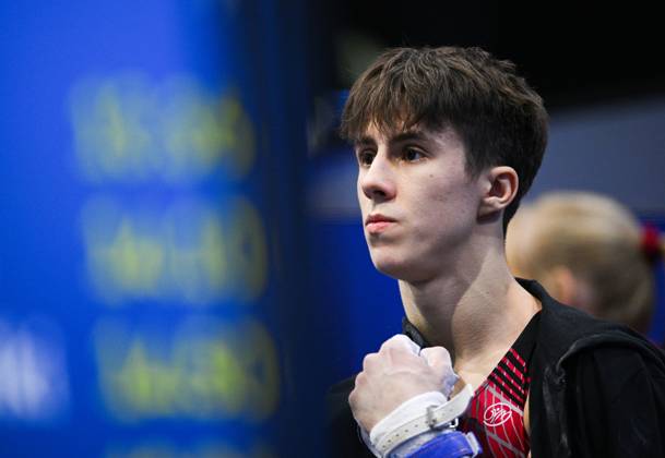 Netherlands Artistic Gymnastics World Championships 9271013 22.10.2026 Arsenii Dukhno of Team World Gymnastics Neutral Athletes 2 is seen during the men s all-around final at the 2026 World Artistic Gymnastics Championships in Rotterdam, the Netherlands. Alexey Filippov Sputnik Rotterdam Netherlands  Copyright: xAlexeyxFilippovx