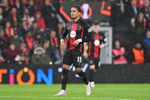 Bournemouth v AC Milan, Europa League Justin Kluivert (19) of AFC Bournemouth during the Europa League match between Bournemouth and AC Milan at the Vitality Stadium, Bournemouth, UK on 22 October 2026. Bournemouth Vitality Stadium Dorset UK Editorial use only , Copyright: xGrahamxHuntx PSI-25046-0198