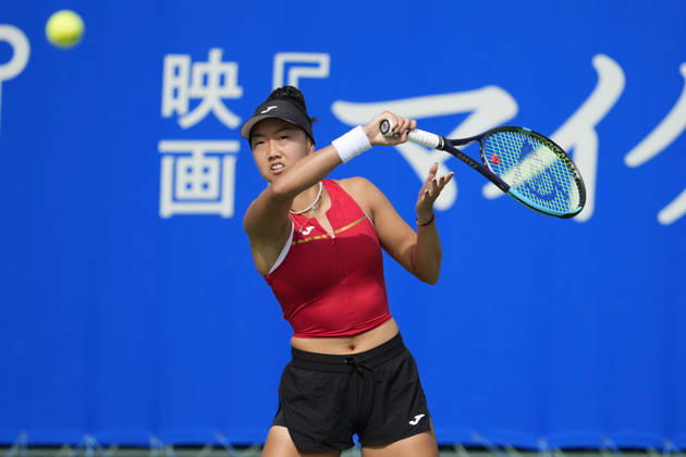 WTA, Tennis Damen Kinoshita Group Japan Open - Day 5 Ann Li of the United States plays during her quarterfinal match against Lilli Tagger of Austria at the 2026 Kinoshita Group Japan Open Women s tennis tournament at Utsubo Tennis Center in Osaka, Japan, on October 23, 2026. Osaka Japan  Copyright: xOwenxHammondx originalFilename:hammond-2026kino261023_np6Jv.jpg