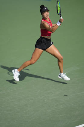 WTA, Tennis Damen Kinoshita Group Japan Open - Day 5 Ann Li of the United States plays during her quarterfinal match against Lilli Tagger of Austria at the 2026 Kinoshita Group Japan Open Women s tennis tournament at Utsubo Tennis Center in Osaka, Japan, on October 23, 2026. Osaka Japan  Copyright: xOwenxHammondx originalFilename:hammond-2026kino261023_np6Kg.jpg