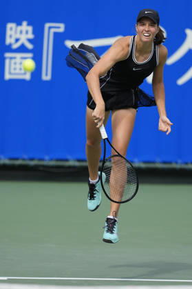 WTA, Tennis Damen Kinoshita Group Japan Open - Day 5 Lilli Tagger of Austria plays during her quarterfinal match against Ann Li of the United States at the 2026 Kinoshita Group Japan Open Women s tennis tournament at Utsubo Tennis Center in Osaka, Japan, on October 23, 2026. Osaka Japan  Copyright: xOwenxHammondx originalFilename:hammond-2026kino261023_npP6P.jpg